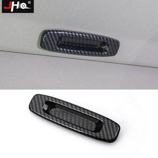 Carbon Fiber Roof Sun roof Handle Cover Trim Decor for Toyota Tundra 2014-2021