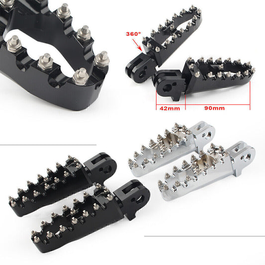 2x Foot Peg Footrest Fit Thunderbird/Adventurer/Legend/ Bonnevill T100