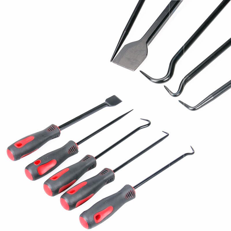 5x Car Puller Remover Hook Scraper Pick O Ring Oil Seal Pad Repair Hand Tool