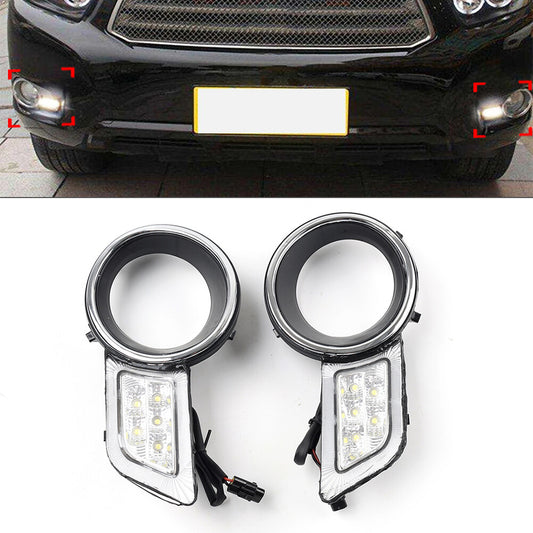 Daytime Running Lights Fog Lamp Kit for Toyota Highlander 2008-2011