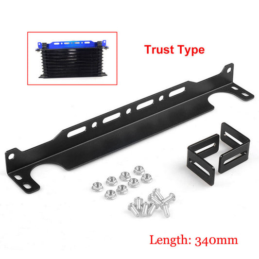 Universal Aluminum Oil Cooler Mounting Bracket for trust Type 340MM Oil Cooler Q