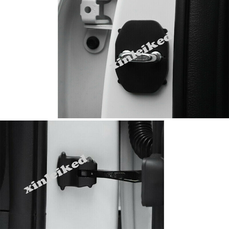 8P for Hyundai Santa Fe IX45 2019-2021 Car Door Lock Protector Cover Buckle Trim