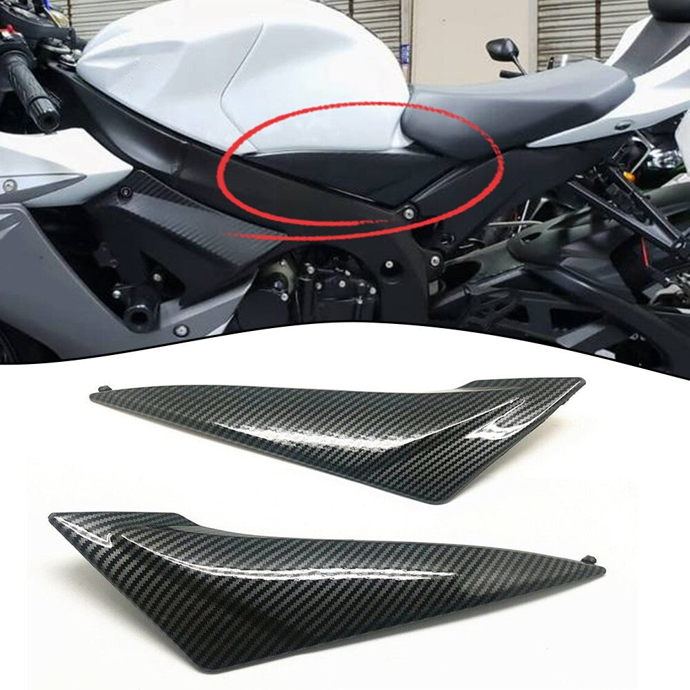 for SUZUKI GSXR 600 750 2011-2019 Gas Tank Side Cover Panel Fairing Carbon Fiber