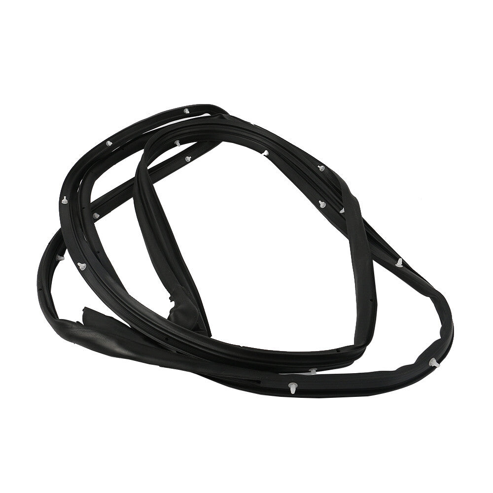 Front Right Waterproof Door Rubber Seal Weather Strip for 2003-2007 for Accord Black