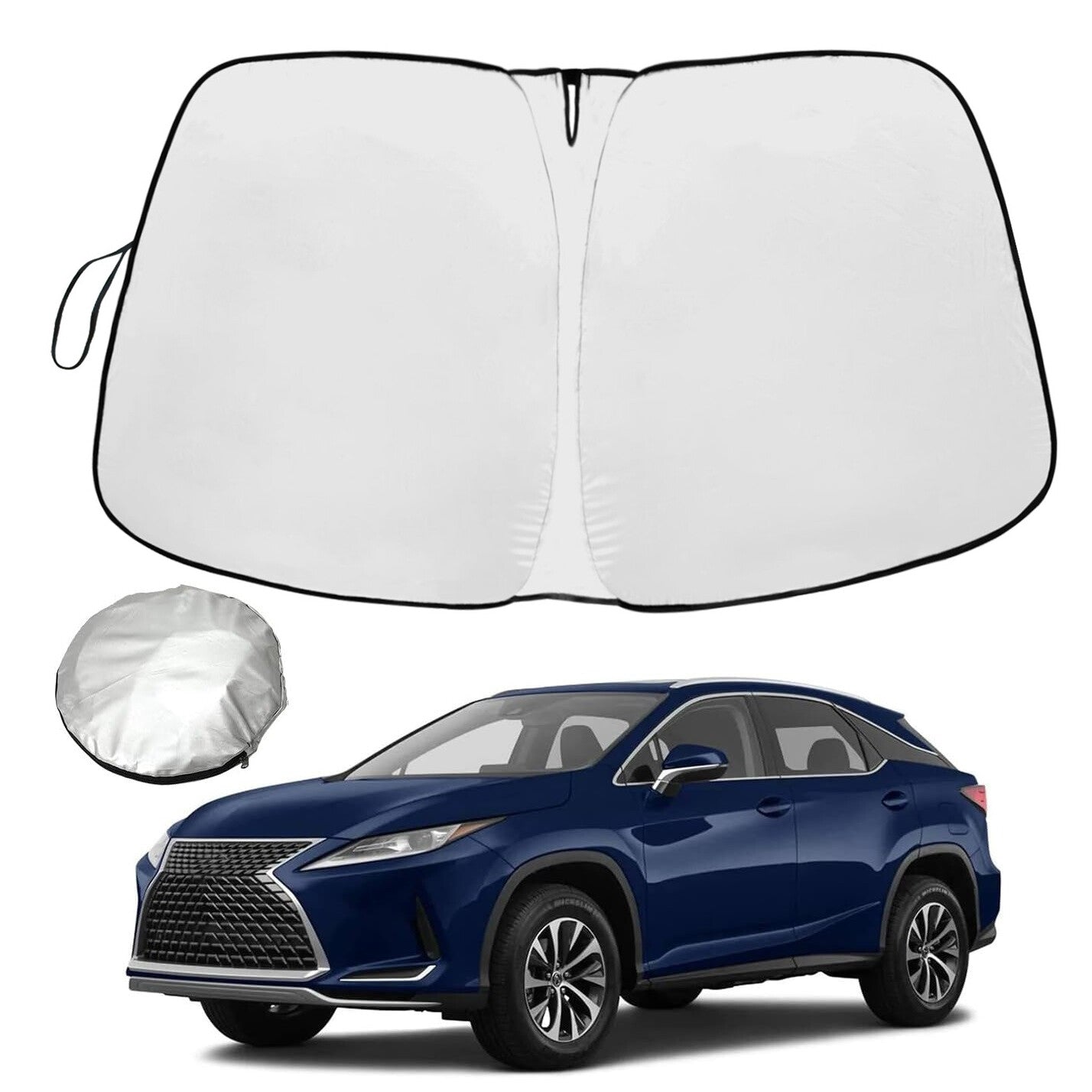 Suitable for 16-24 inch for Lexus RX350, RX350L, RX450h windshield sunshade/UV block cover. n