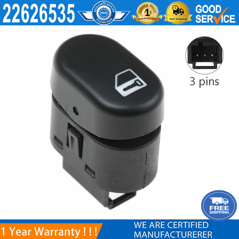 Electric door lock switch applicable to 2004-2008 for Chevrolet Malibu front left (model 2262635)
