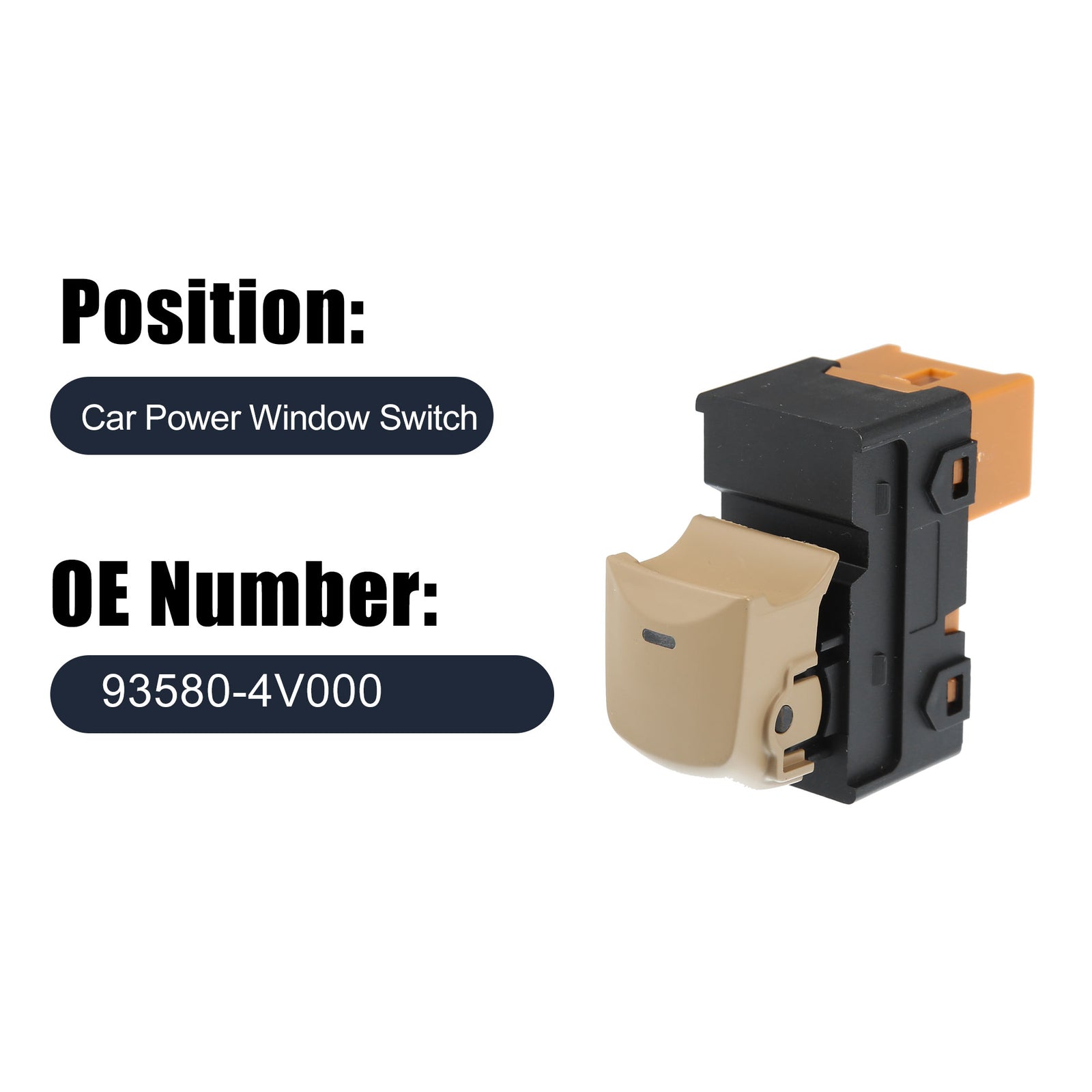 Front-drive side automatic power window control switch suitable for Hyundai 93580-4V000