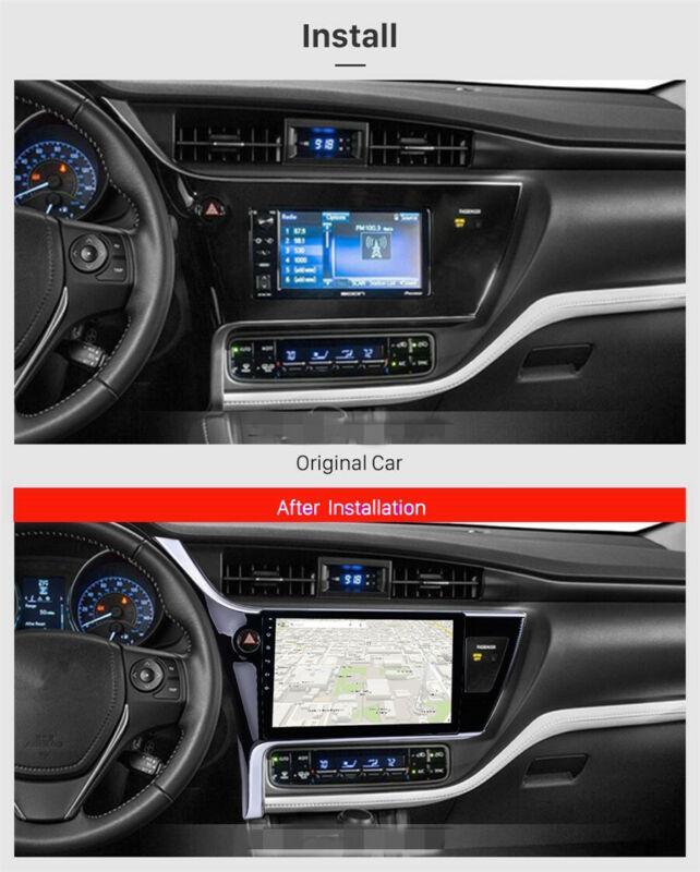Car Stereo Radio with GPS 10.1-inch Android 8.1 Navigation for 2017 for Corolla (LHD) - n