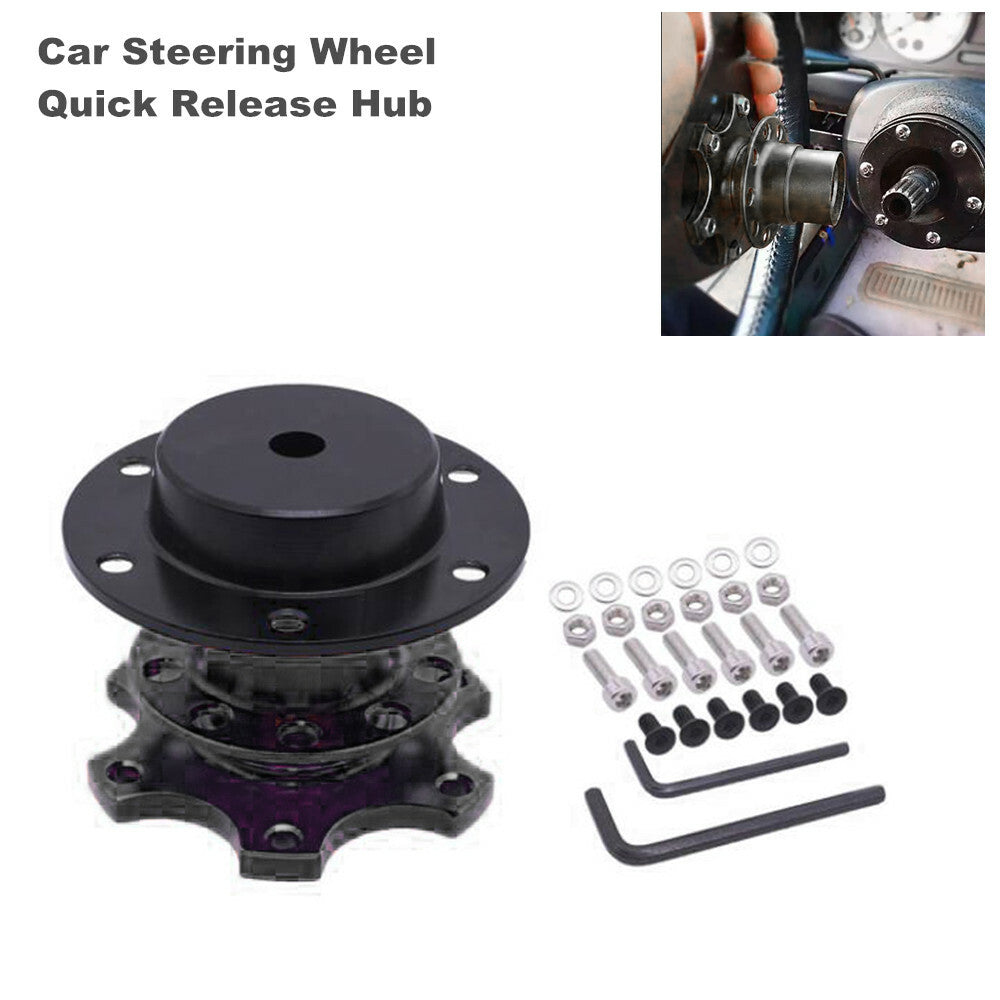 Car steering wheel quick release wheel racing adapter clip kit 70mm hole distance - n