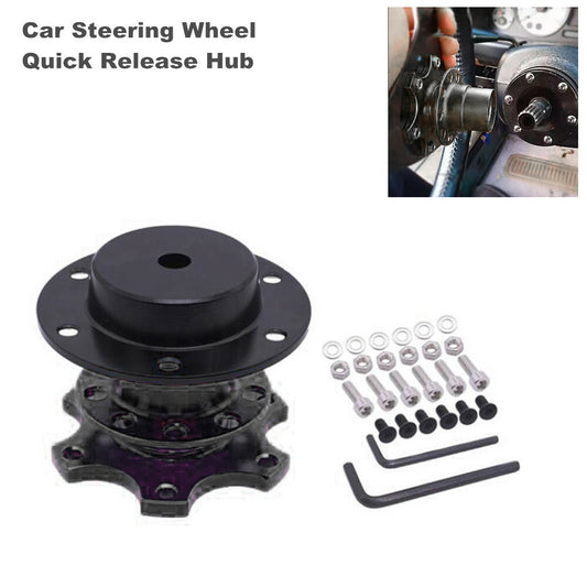 Car steering wheel quick release wheel racing adapter clip kit 70mm hole distance - n