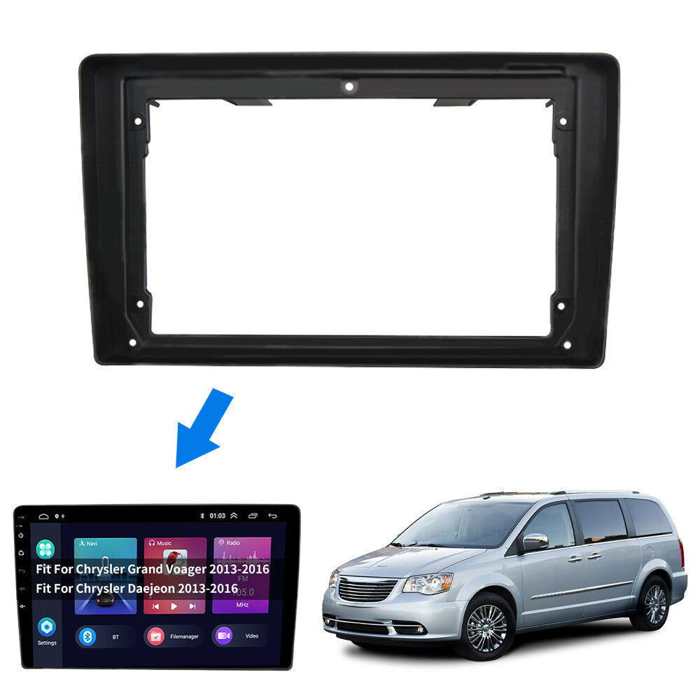 Suitable for 2013-2016 for Chrysler Grand Voyager car radio with Fascia panel trim 9-inch frame. n