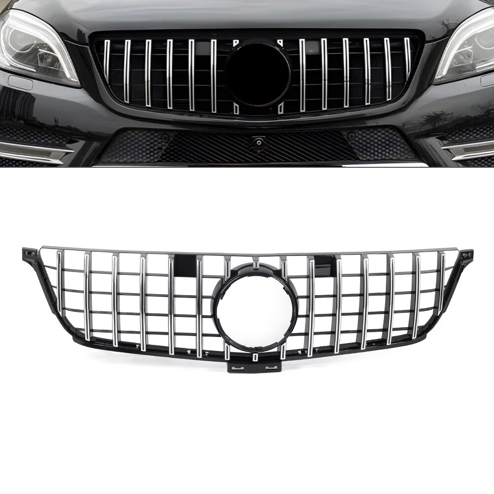 GTR Style Front Bumper Radiator Hood Grille for Benz ML Class W166 2012-15 15 12