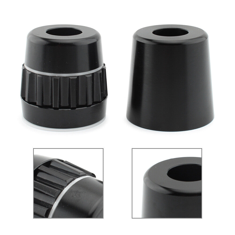 for BMW F700GS F800GS K1100 2x Black Throttle Lock Cruise Control Clamp End Bar