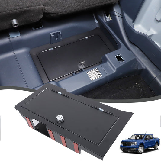 Lockable for seat safety lock vault safe for Maverick 2022 - 24 Rear n