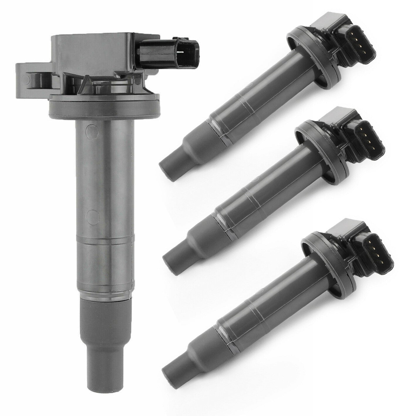 4-pack Equipment Manufacturer Ignition Coils 90919-02240 for Toyota Prius/Echo Base Cars 1.5L
