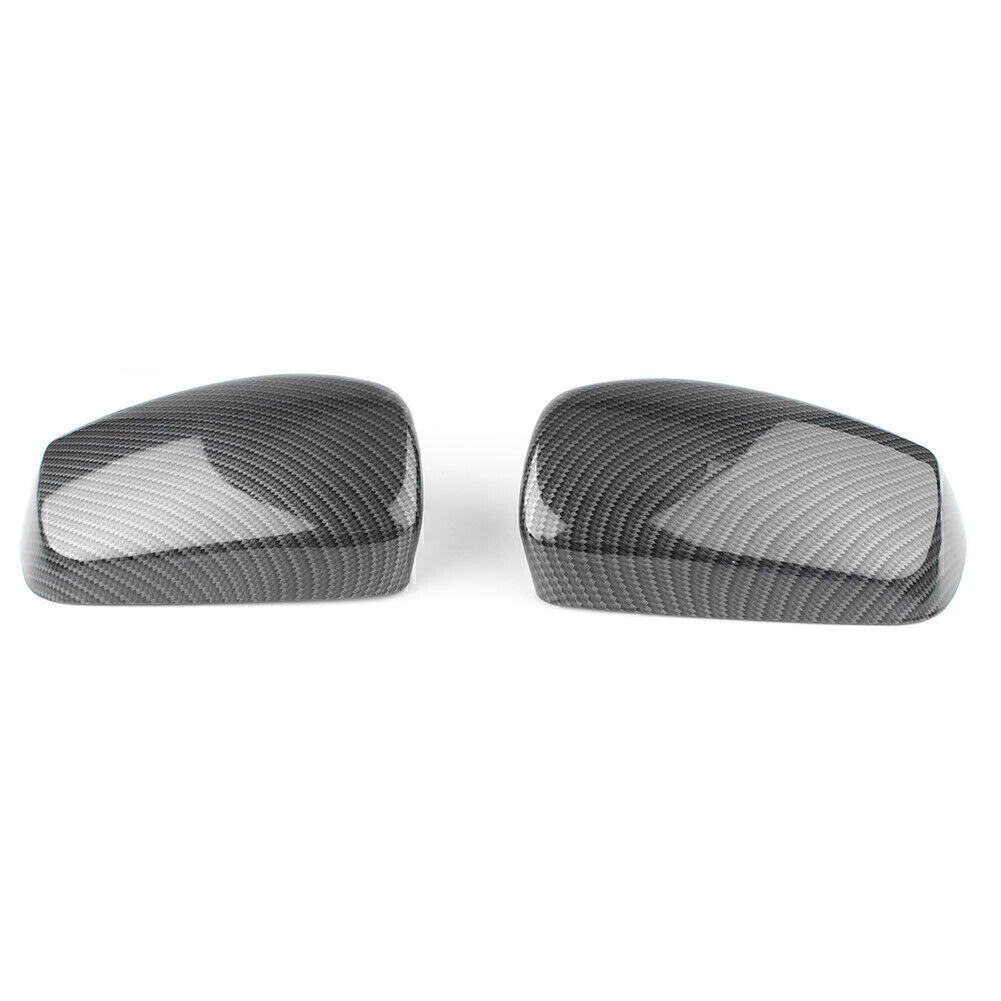 2x Exterior Rear View Side Mirror Cover Trim 2x Fit for BMW E60 2004-2007 Q