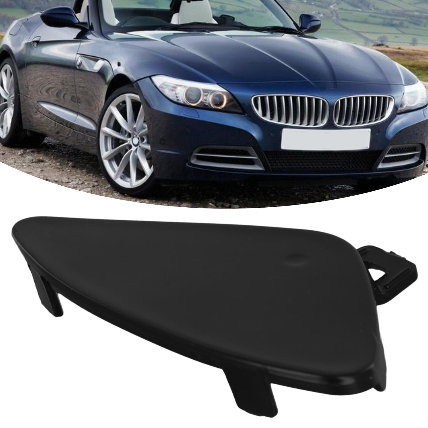 Front Bumper Tow Hook Cover Cap Primed for E89 Z4 28i 30i 35i 2009-2016 v