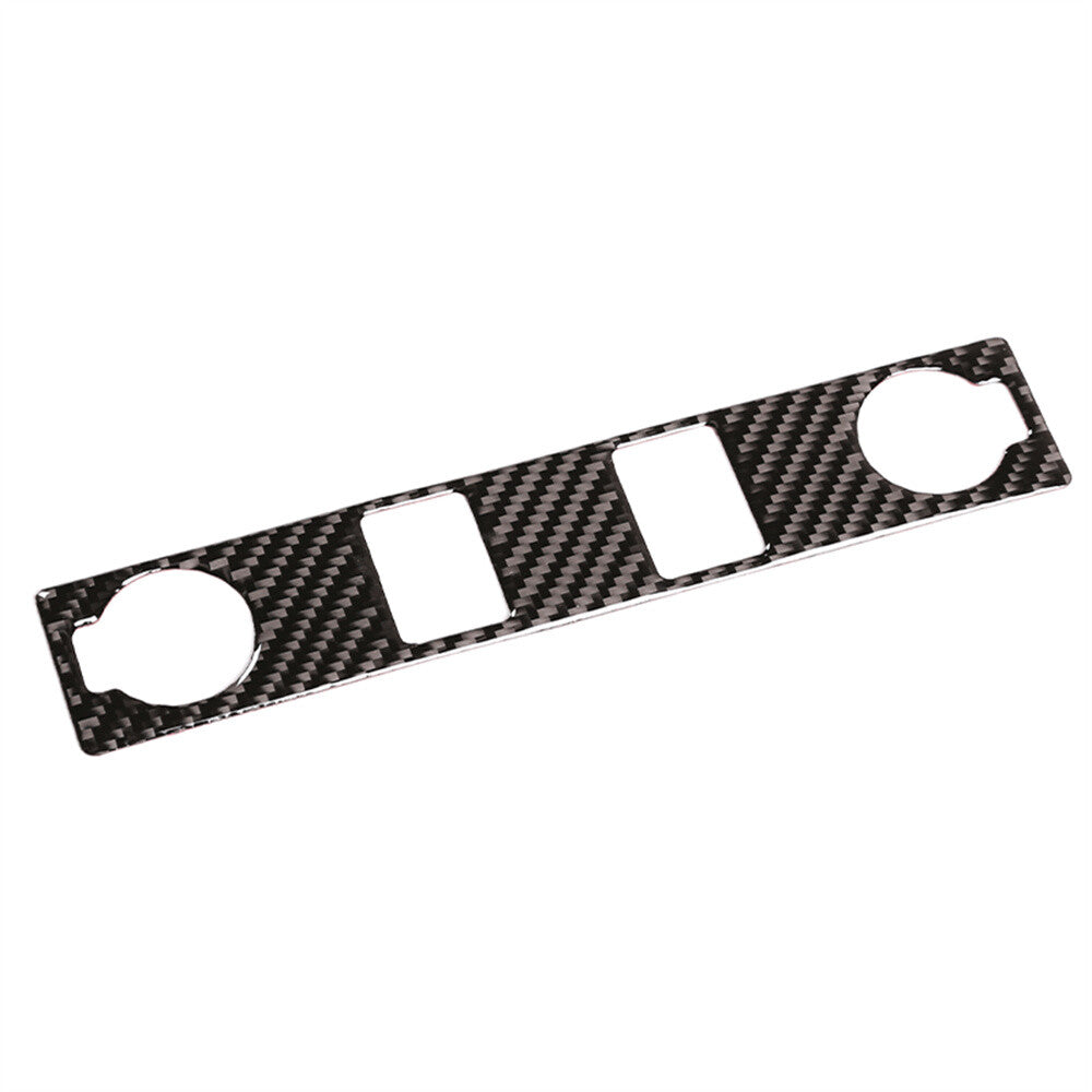 Soft Carbon Fiber Cigarette Lighter Switch Button Trim for T@yota Tundr@ 2014-21