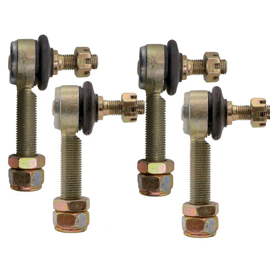 4-Piece Set of 10mm Tie Stick End Ball Joints Suitable for All-Terrain Vehicles, Go-Karts, 50/70/90/110cc, 125cc, 150cc