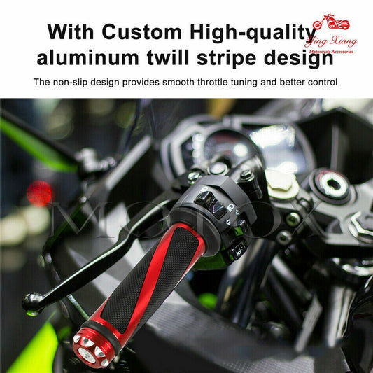 7/8 Handle Bar Hand Grips Fit For 250 300 Z650 ZX14R ZX10R 650