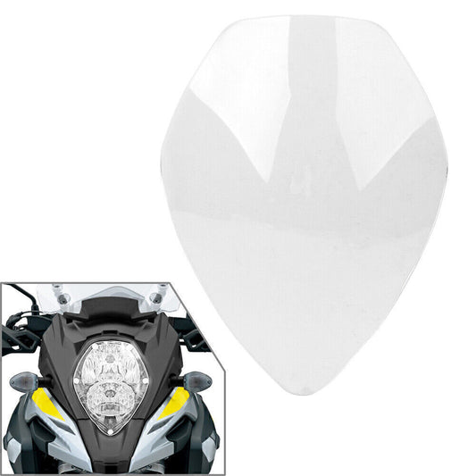 Headlight Guard Shield Screen Cover for Suzuki V-Strom DL650/1000 2017-19 Clear