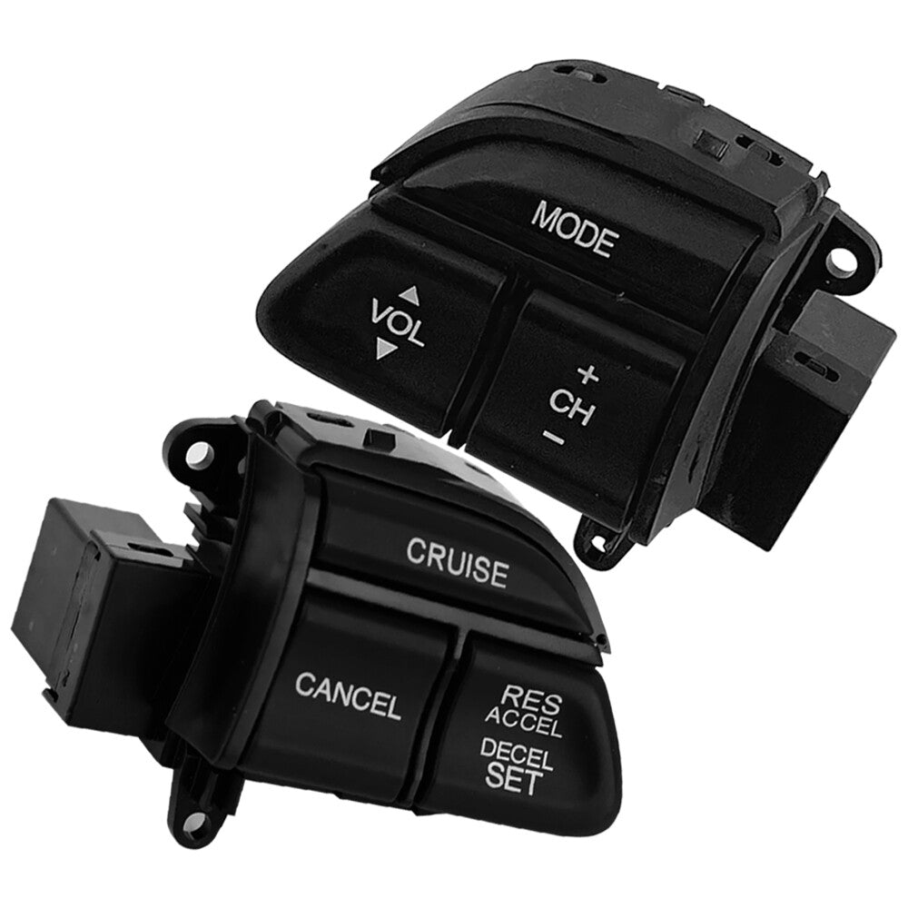 2Pcs Steering Wheel Cruise Control Switch Button for Accord Odyssey Crosstour
