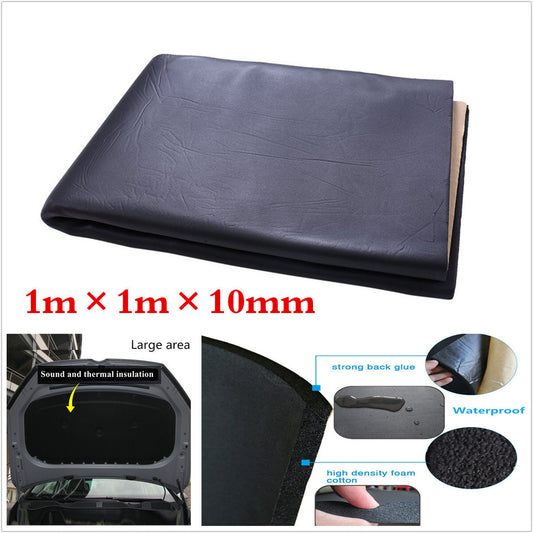 Acoustic Foam Black Panel Sound Proof Noise Insulation Pad For Car Hood Engine