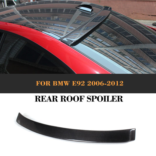 Carbon Fiber Rear Roof Spoiler Fit for BMW E92 M3 328i 335i Coupe 2 Door 2006-12