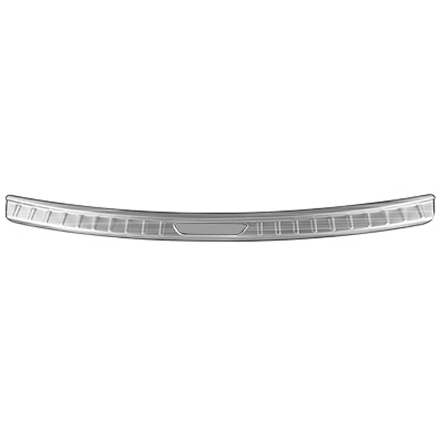 for Kia Carnival 2022-2024 Silver titanium Outer Rear Bumper Protector Sill Trim