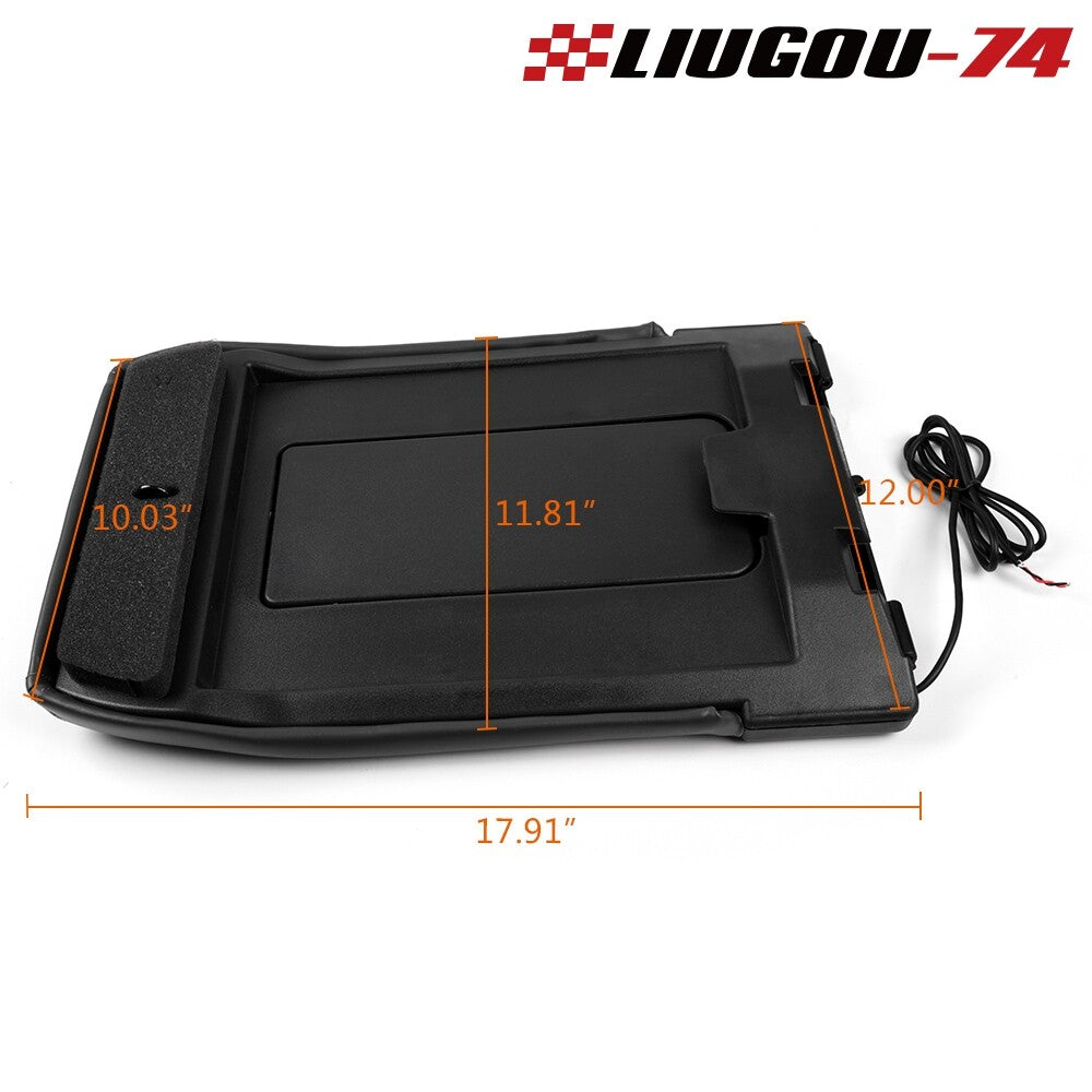 Port Wireless Charging Armrest Center Console USB Fits 01-07 for Silverado - v