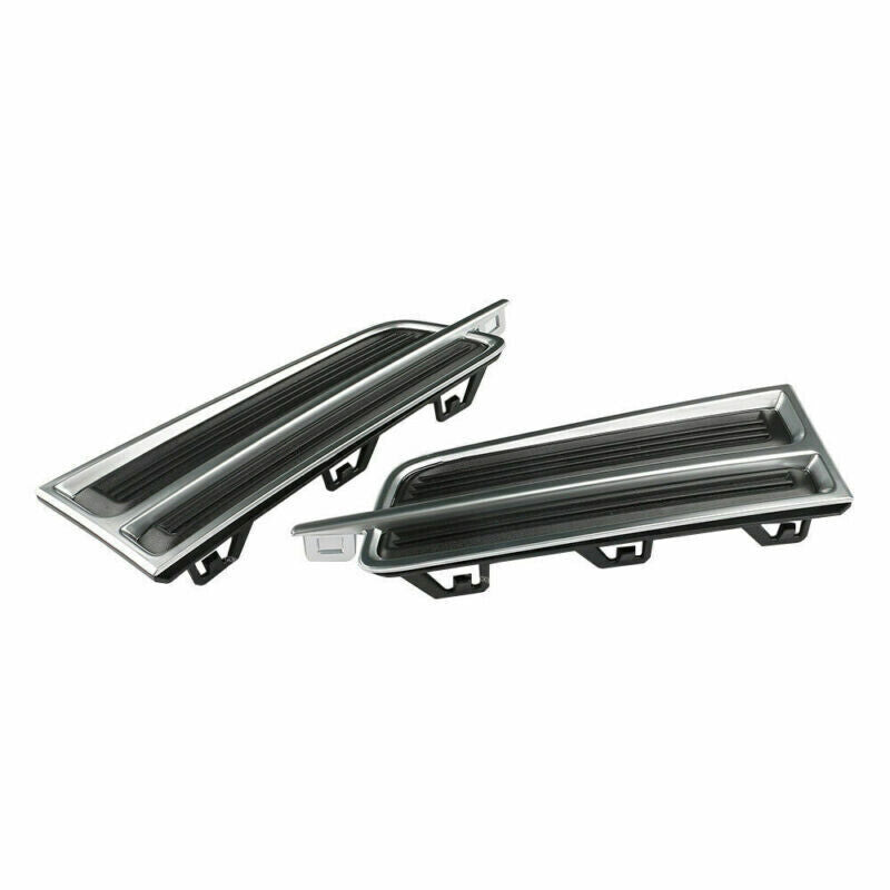 Pair Front Fog Driving Light Cover Trim Grille Fit for Cadillac XTS 2013-2017