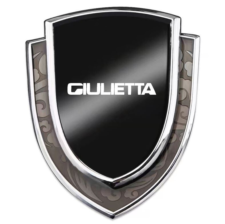 Black horseshoe buckle car keychain/key ring accessory for Alfa Romeo MITO
