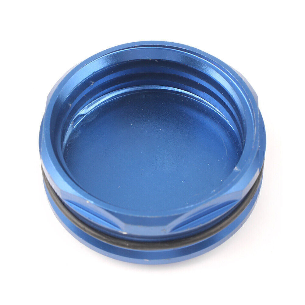 37MM CNC Rear Brake Fluid Reservoir Guard Fit for Kawasaki / for Yamaha / for Suzuki / for Honda Blue