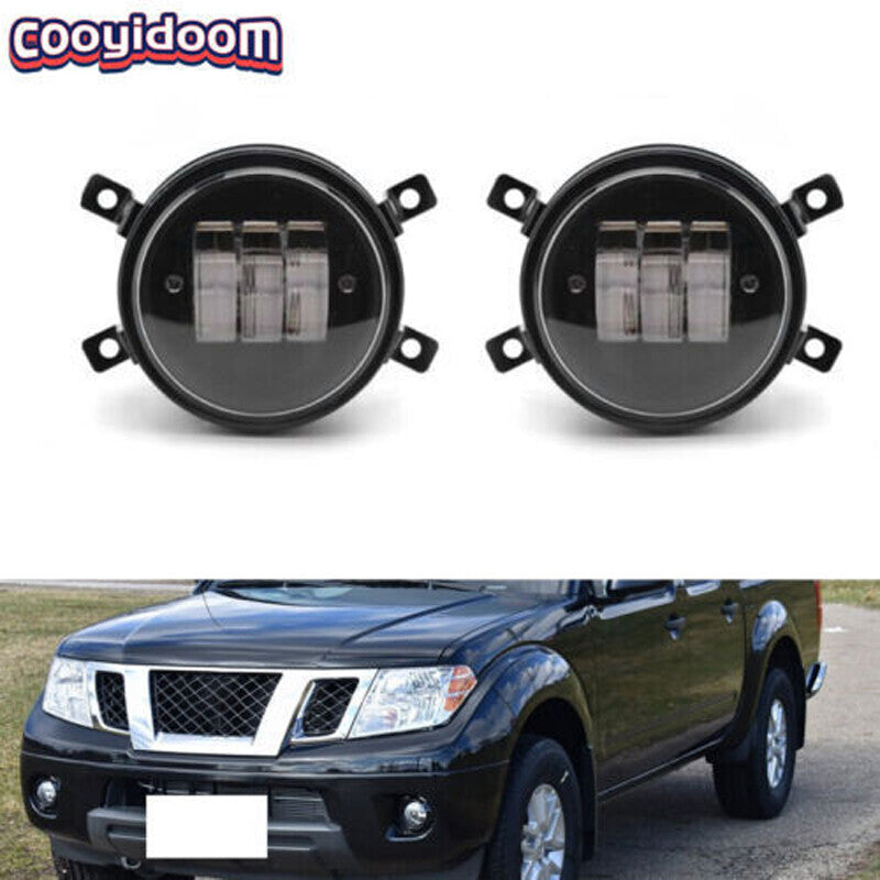 for Nissan Frontier 2010-19 Xterra 2005-15 LED Front Fog Light W/Bracket LHRH