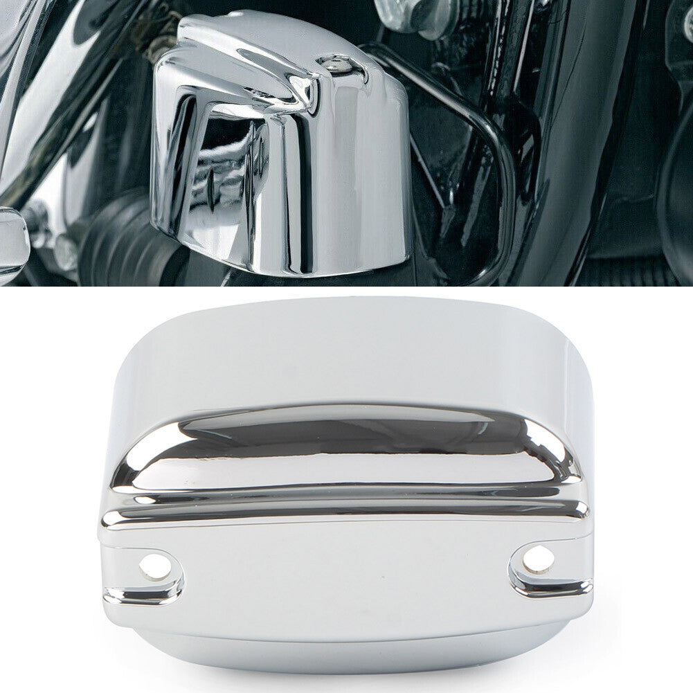 Rear Brake Master Cylinder Cover for Harley Touring Electra Glide 1999-07 Chrome Q