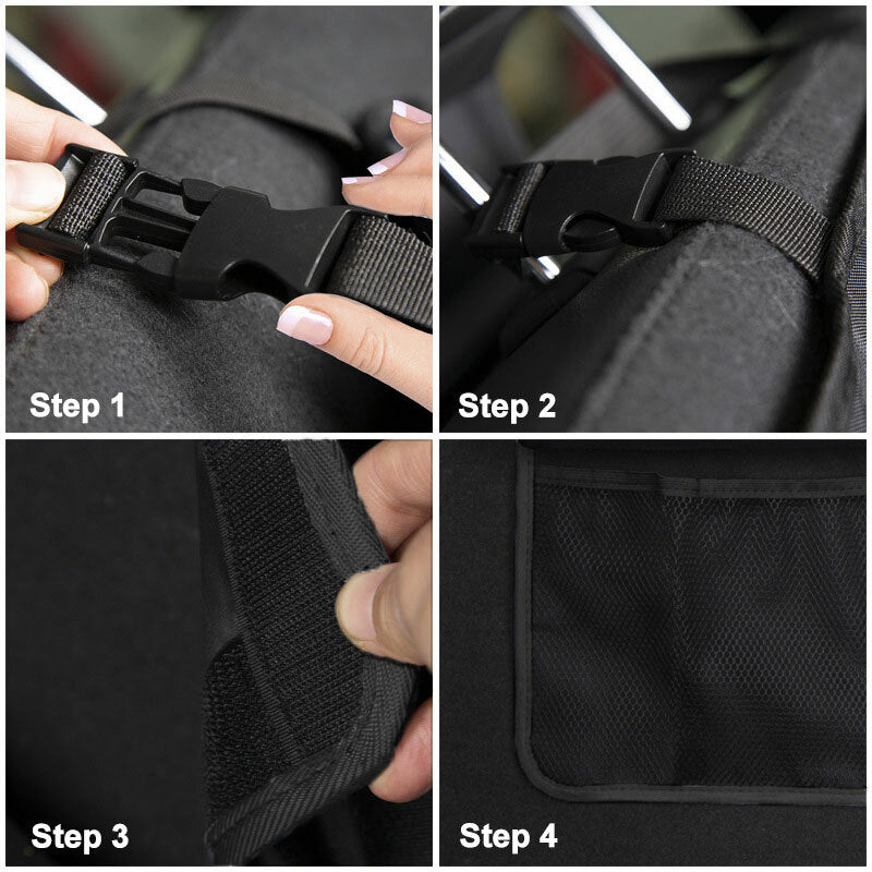 Car Trunk Organizer Ox for ford  Interior Accessories Back for Seat Storage Bag Pocket