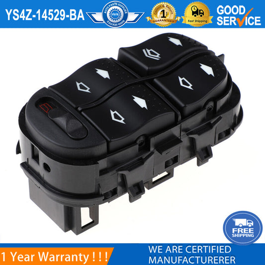 Master Power Window Switch Driver Left Side LH for 2000-07 for Ford Focus 4-Door New