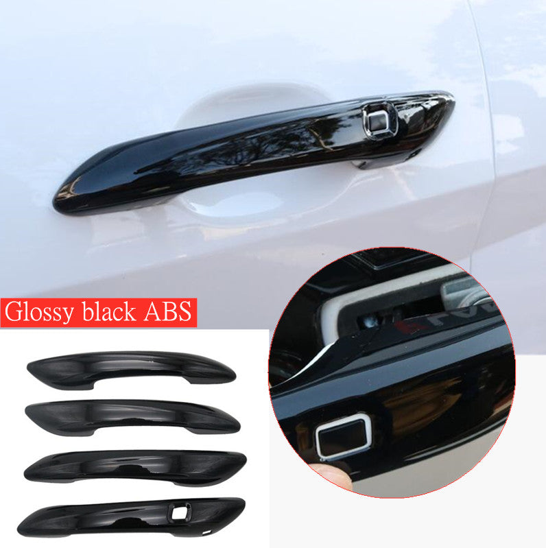 ABS Black Exterior Side Door Handle Cover Trim for Hyundai for Elantra 2021-2023 B n