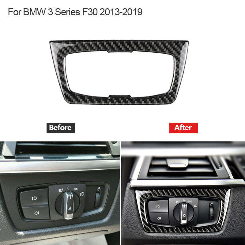 2Pcs Carbon Fiber Interior Door Handle Cover Trim For Supra A90 2019-2022 v