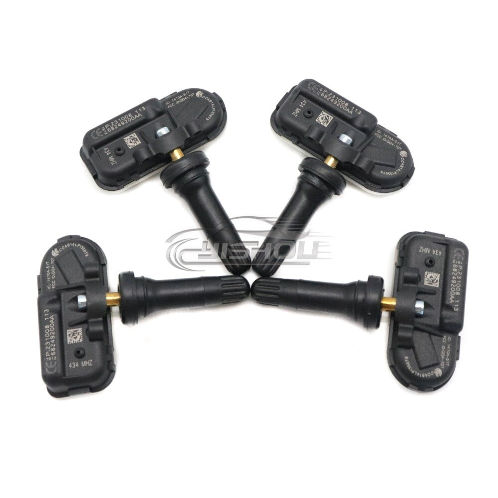 4-piece Tire Pressure Monitoring System (TPMS) 434MHz for Dodge for Ram 3500 14-17 68249200AA