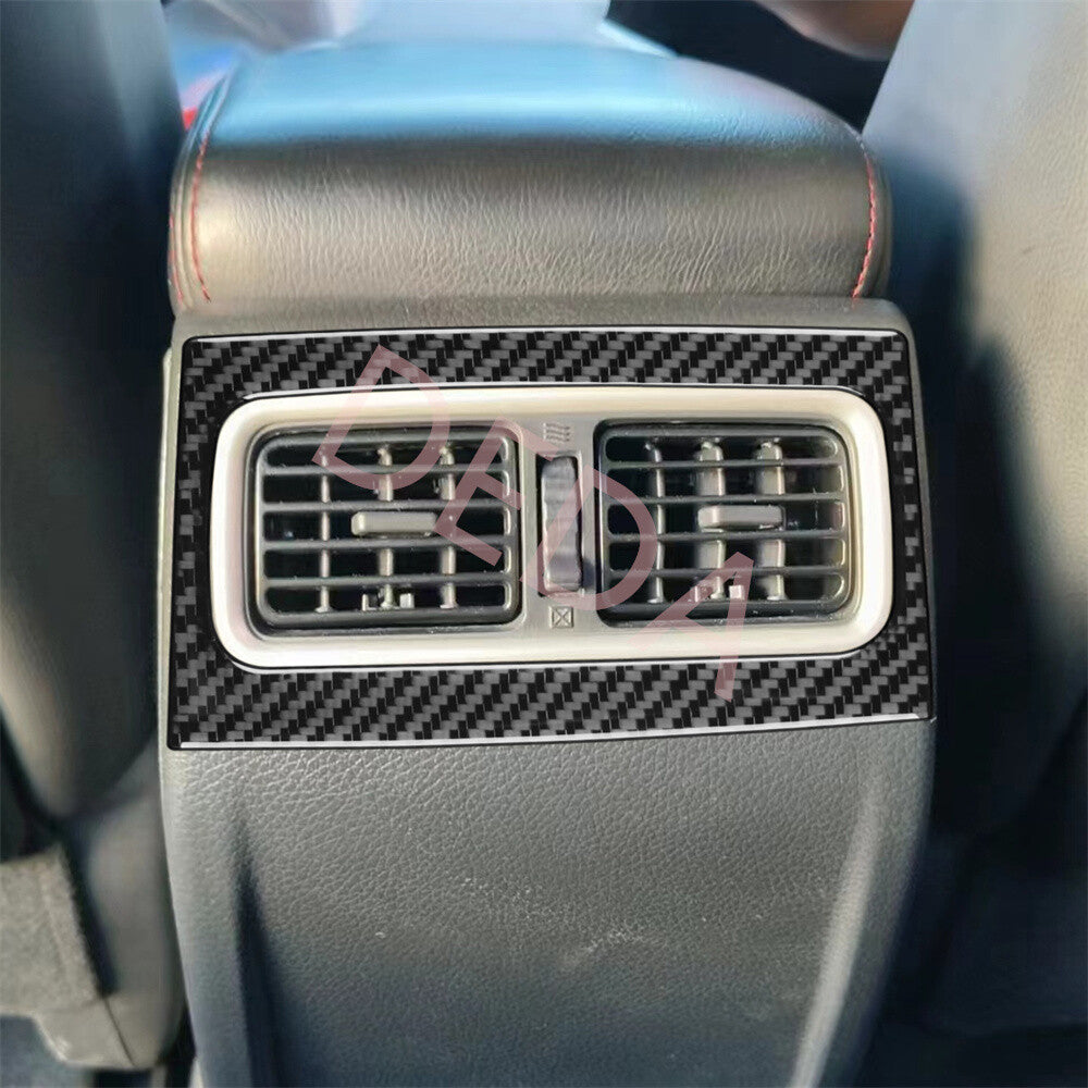 Carbon Fiber Rear Air Vent Outlet Panel Cover for Nissan Altima Teana 2013-2018