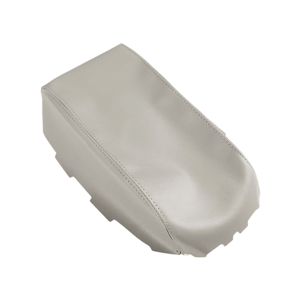 For 2010-2018 for 4Runner Center Console Lid Armrest Cover Gray Synthetic Leather Q