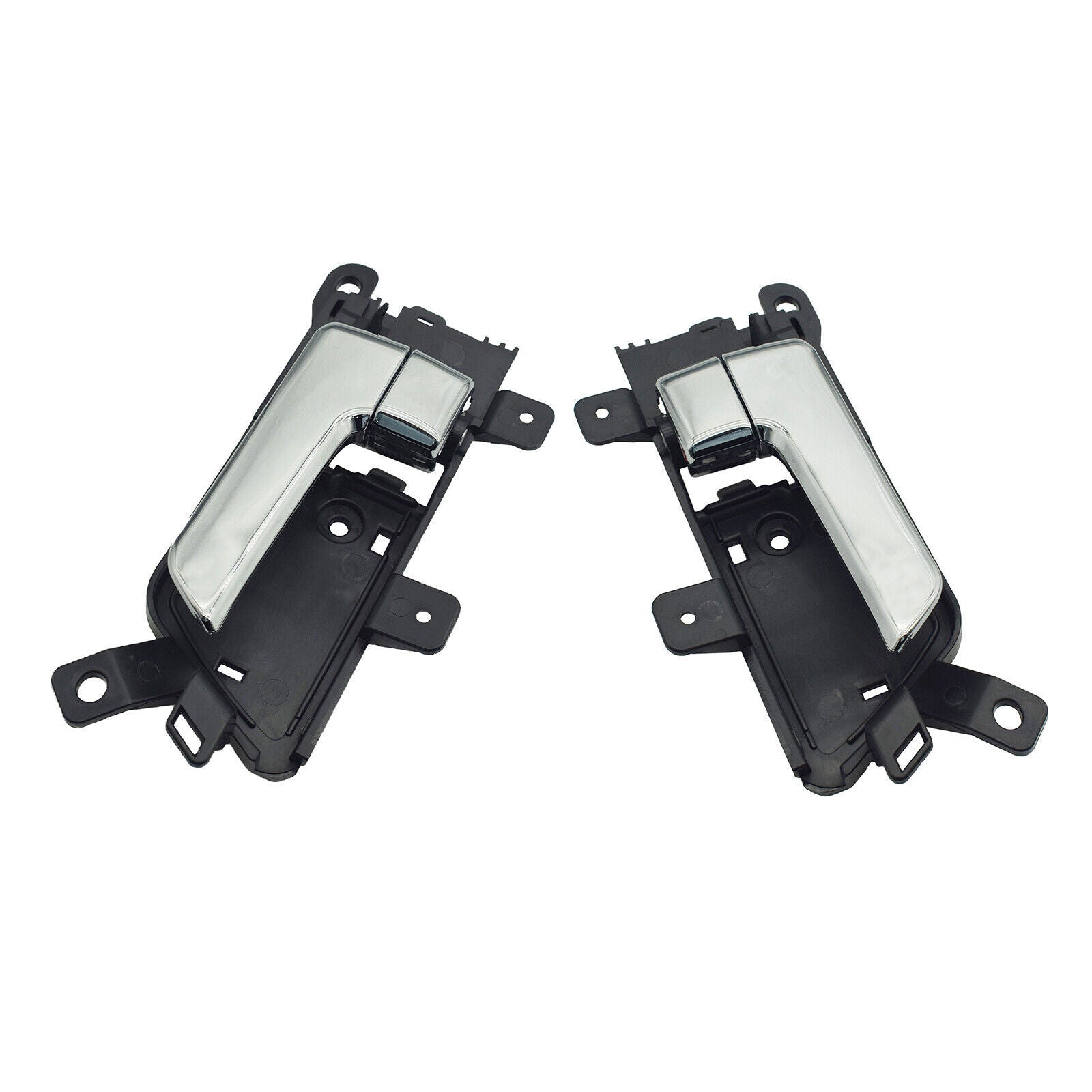 for Kia Borrego 2009-2011 Left  Right Interior Door Handles Chrome Pair NEW 2X