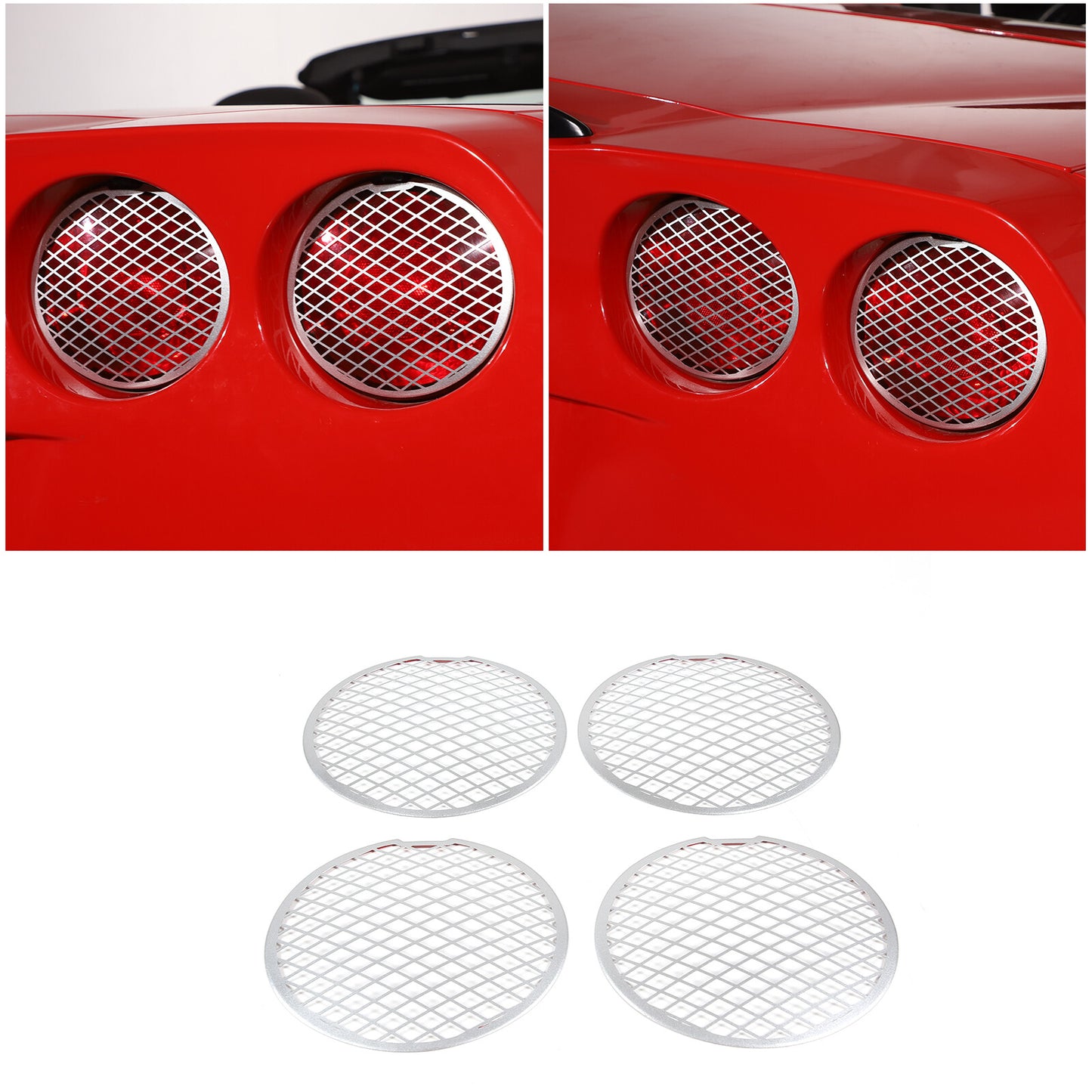 ABS Matte Black Steering Wheel Button Frame Trim for Corvette C8 2020-2023- v
