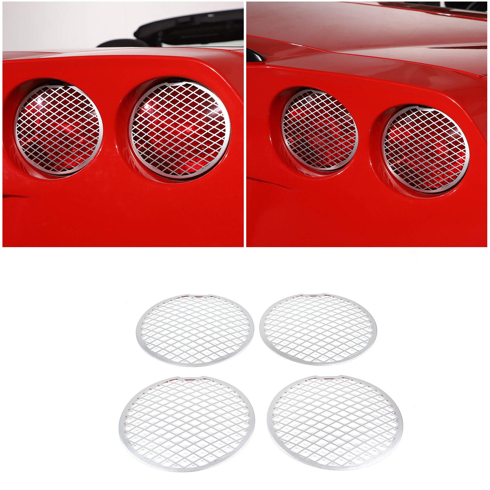 ABS Matte Black Steering Wheel Button Frame Trim for Corvette C8 2020-2023- v