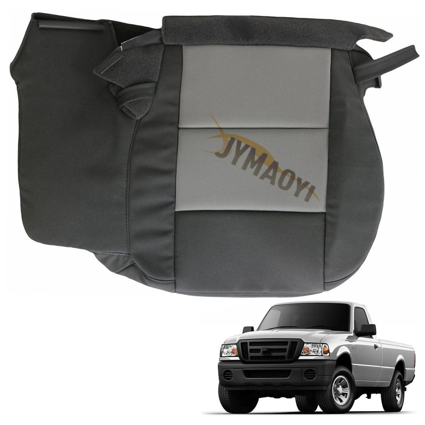 Replacement black/grey cloth for seat covers for 2003-2011 Ranger front drive vehicles. n