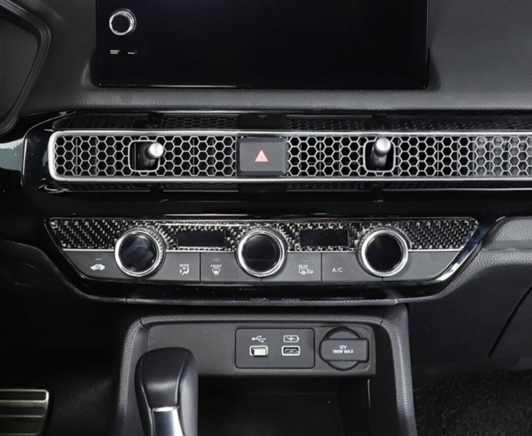 Matte Carbon Fiber Sport Mode Button Cover Trim for Corvette C8 2020-2023- v