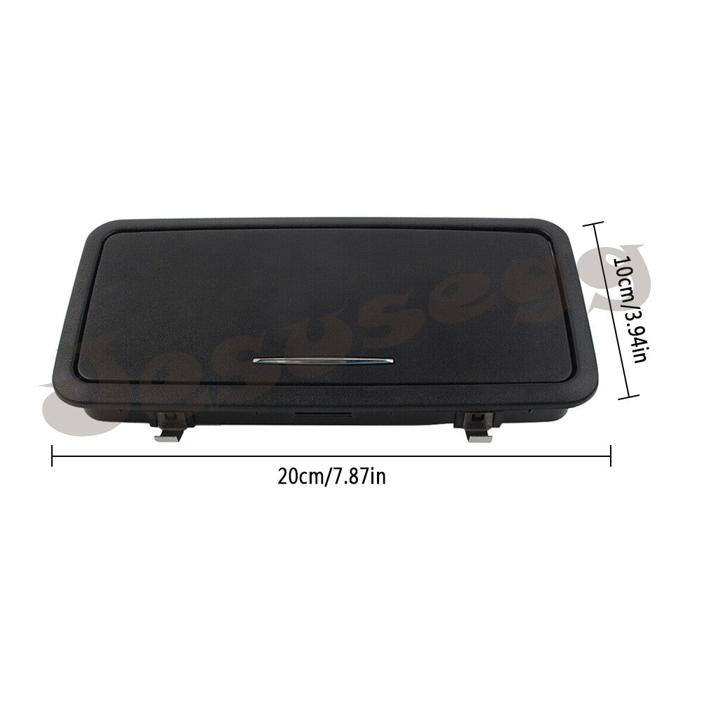 Rear Row Vanity Mirror Makeup Mirror w/ Lights for 2010-19 for Jaguar XJ Black Q