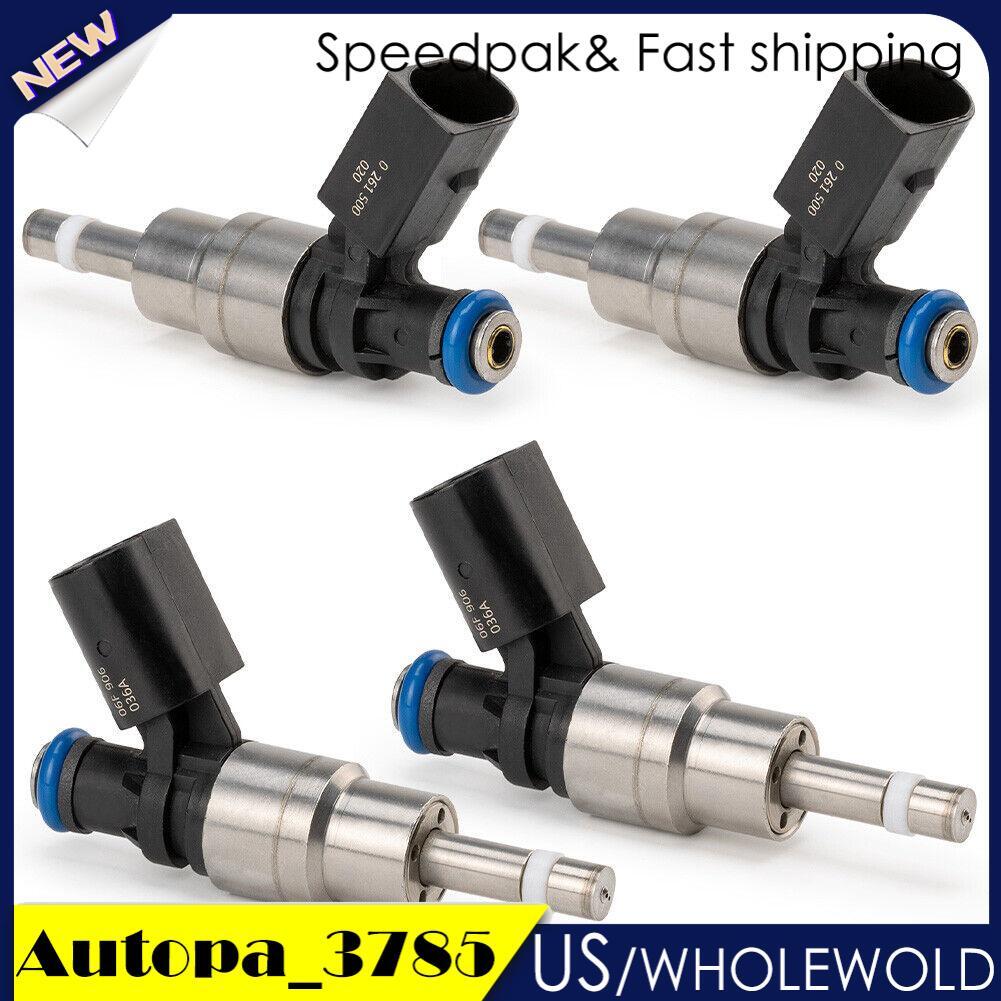 4Pcs Fuel Injectors Suitable for Audi A3 A4 TT Quattro 2.0L 2005-2009 0261500026