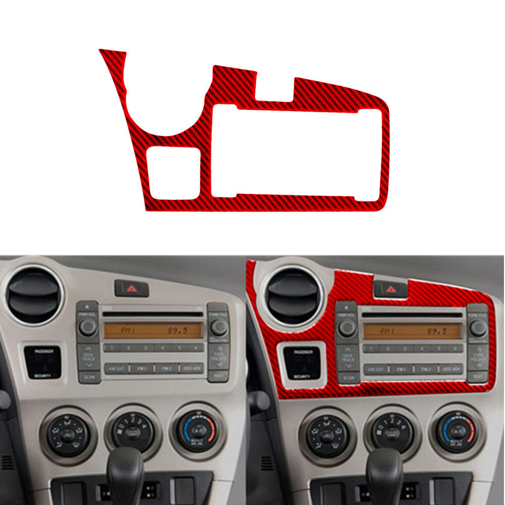 Central Control Gear Trim Cover Carbon Fiber for Dodge for Challenger 2015-2020 v